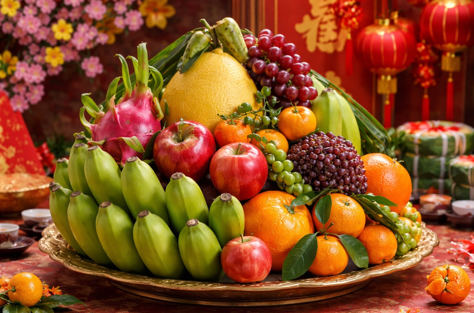 Mâm ngũ quả ngày Tết: Lợi ích sức khỏe nhìn từ y học cổ truyền và hiện đại