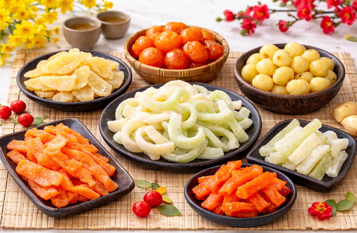 Công dụng của các loại mứt Tết dưới góc nhìn y học cổ truyền