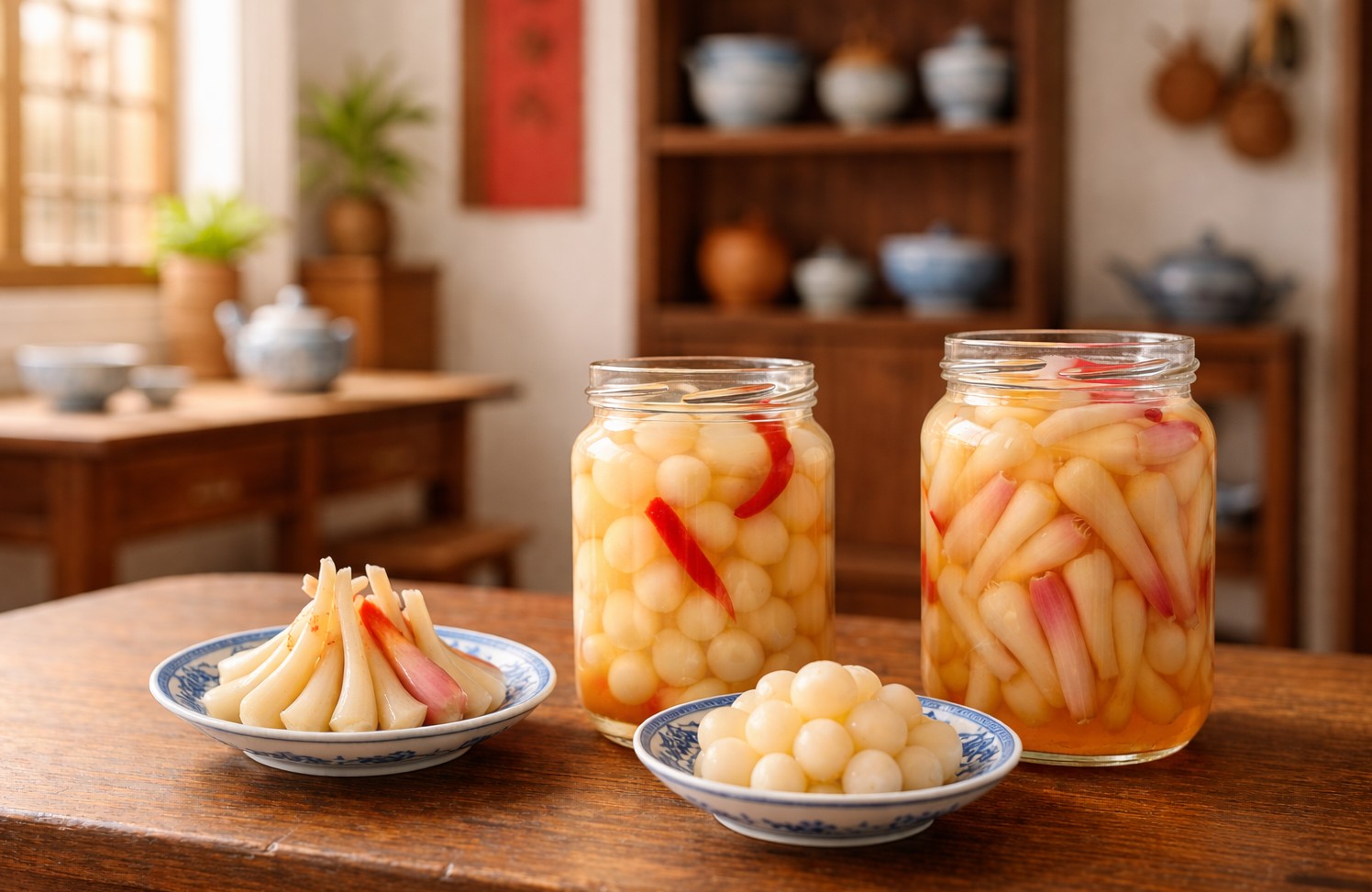 Dưa hành, củ kiệu - Bí quyết hỗ trợ tiêu hóa từ món ăn dân dã