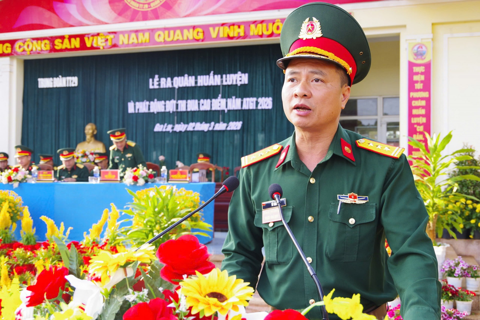 Trung đoàn Thông tin 29 tổ chức Lễ ra quân huấn luyện năm 2026 Trung đoàn Thông tin 29 tổ chức Lễ ra quân huấn luyện năm 2026