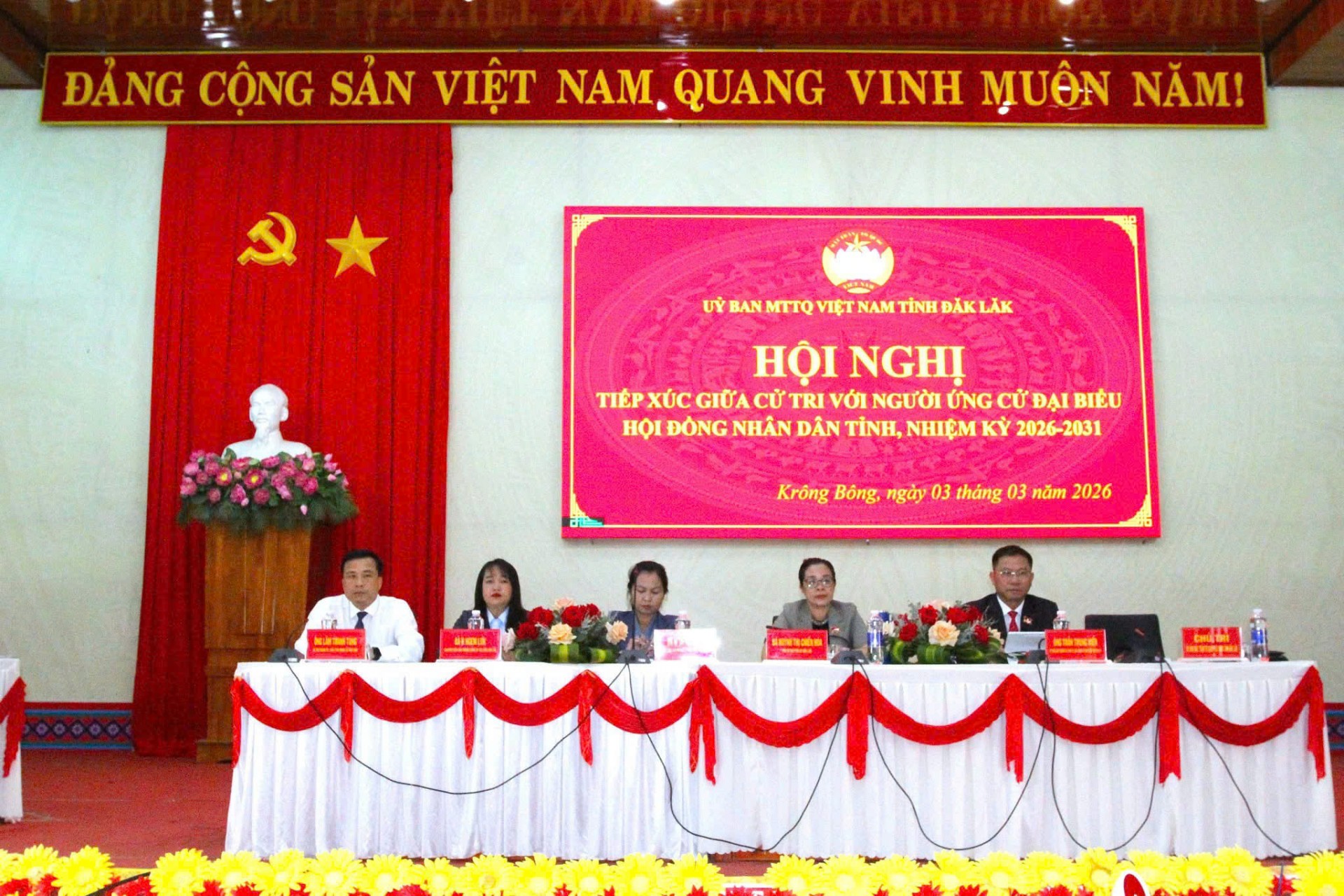 Đắk Lắk: Đơn vị bầu cử số 14 tiếp xúc cử tri trực tiếp tại Xã Krông Bông