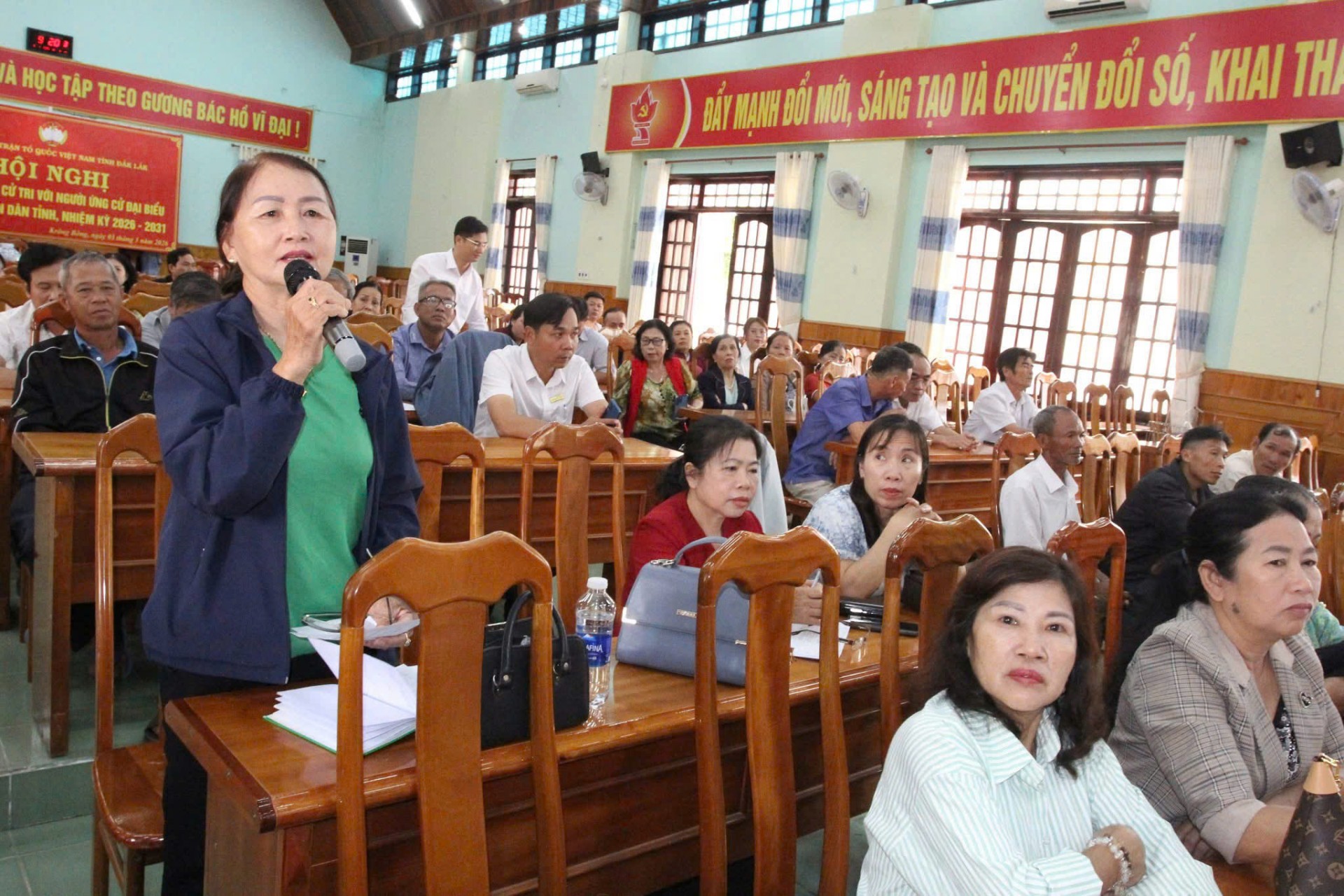 Đắk Lắk: Đơn vị bầu cử số 14 tiếp xúc cử tri trực tiếp tại Xã Krông Bông