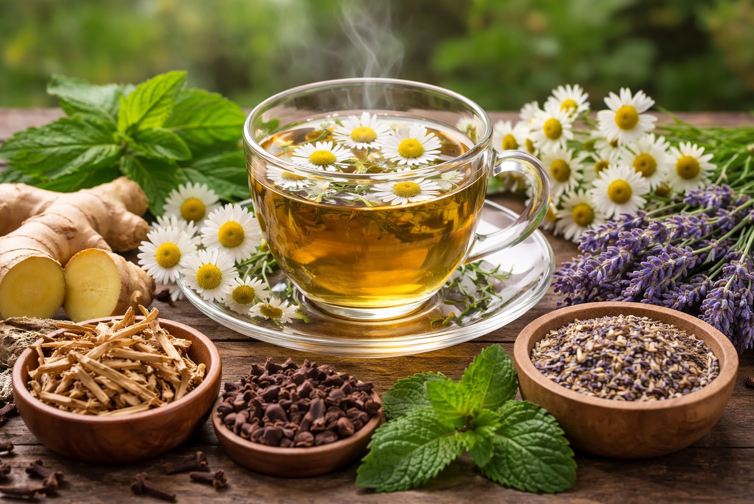 7 loại trà thảo mộc giúp giảm đau đầu tự nhiên
