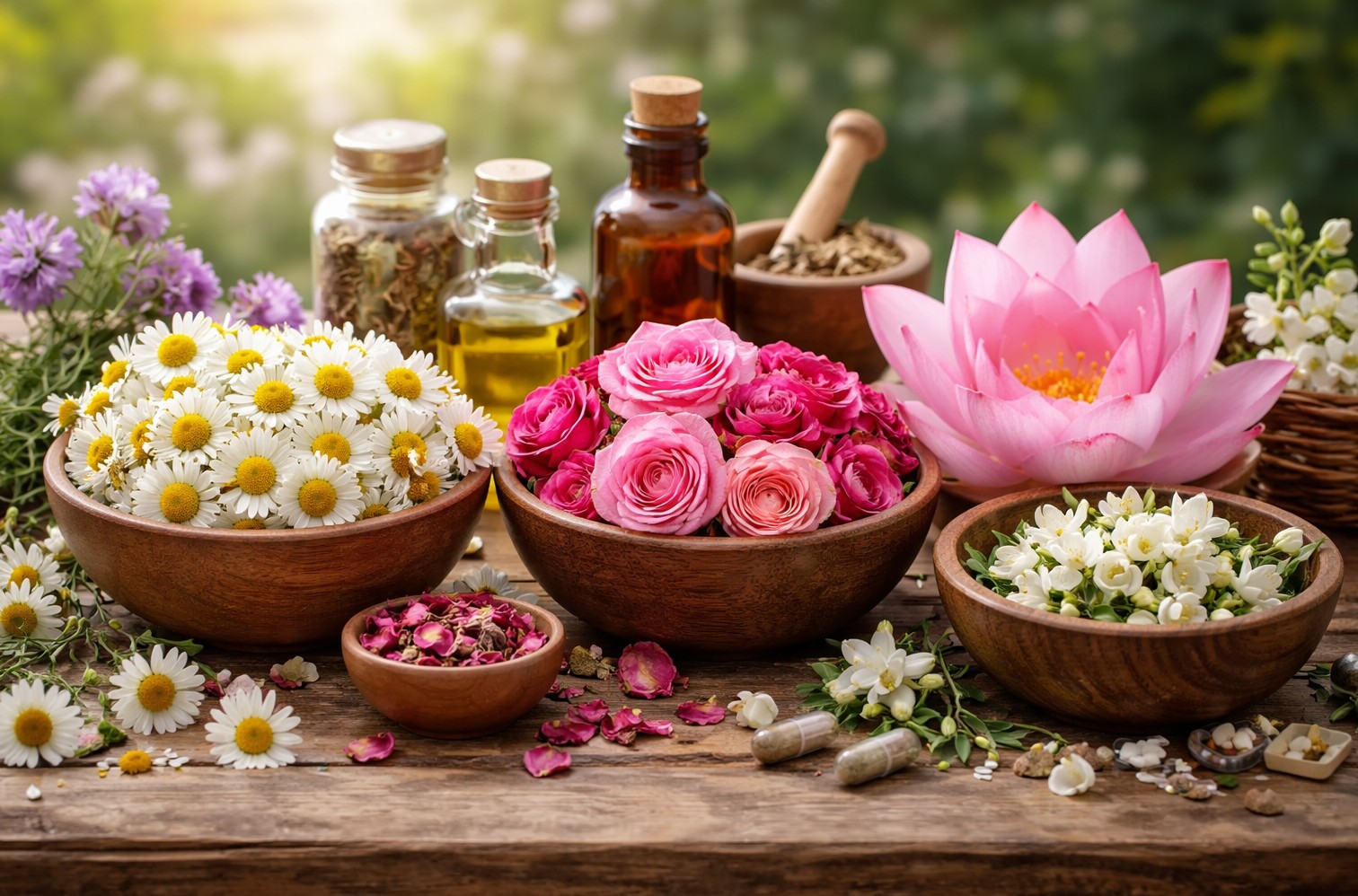 Hoa và sức khỏe phái đẹp - Liệu pháp dịu dàng từ thiên nhiên