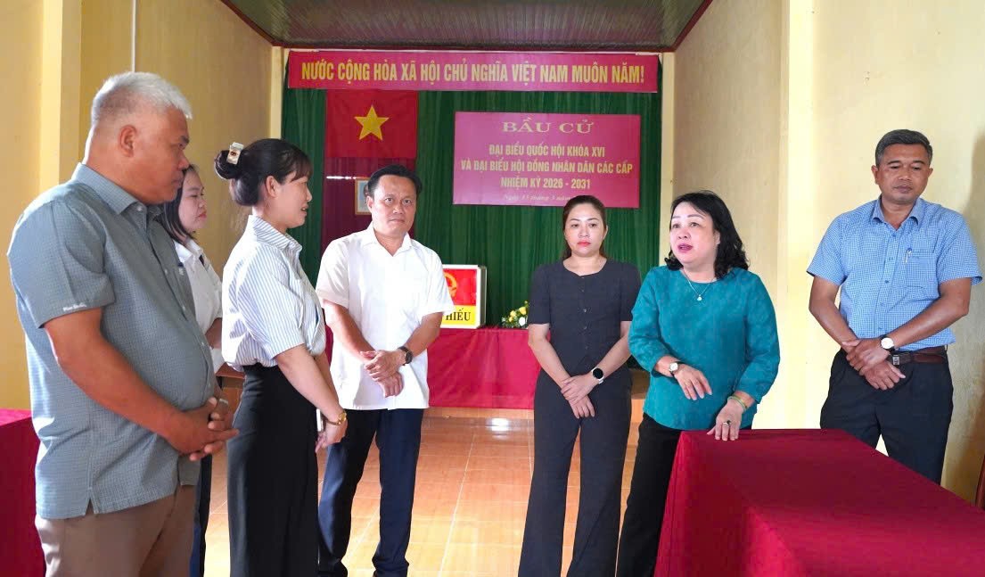 Đắk Lắk: Kiểm tra công tác chuẩn bị bầu cử tại một số địa phương