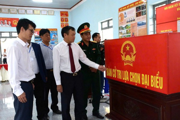 Đắk Lắk: Tiểu đoàn 303, Trung đoàn 584 nô nức tham gia bầu cử