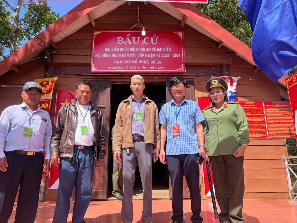 Đắk Lắk: Cử tri nô nức đi bầu cử ngày 15/3