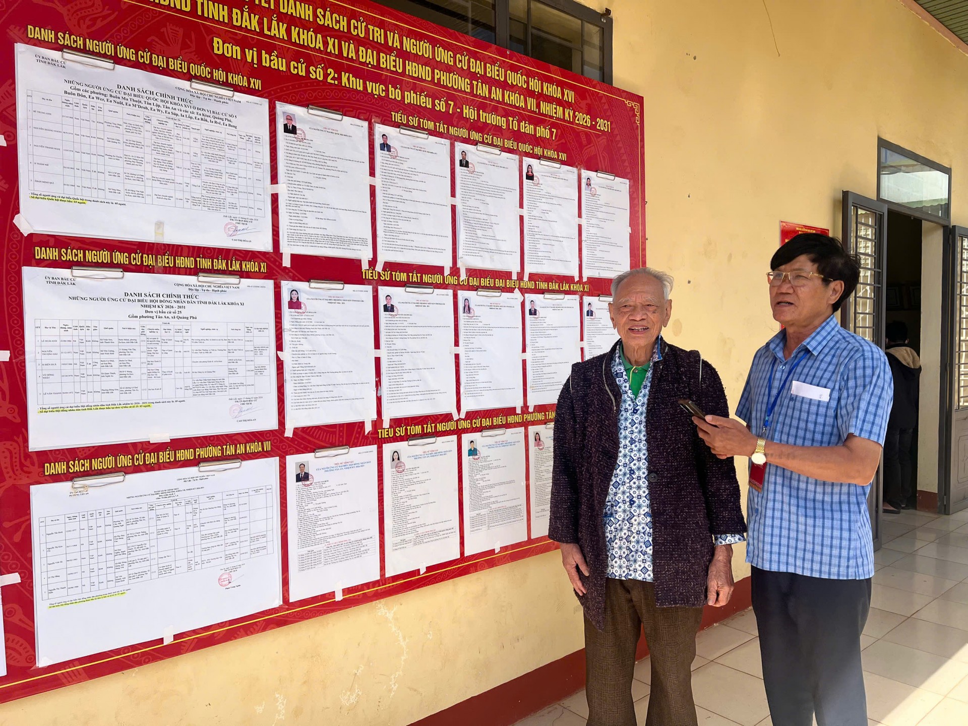 Đắk Lắk: Cử tri nô nức đi bầu cử ngày 15/3 Đắk Lắk: Cử tri nô nức đi bầu cử ngày 15/3