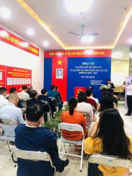 Ngày hội non sông tại tổ dân phố 14, VP6, phường Hoàng Liệt, TP. Hà nội: “Gửi gắm niềm tin, chọn người đủ Tâm - Tầm – Tài”