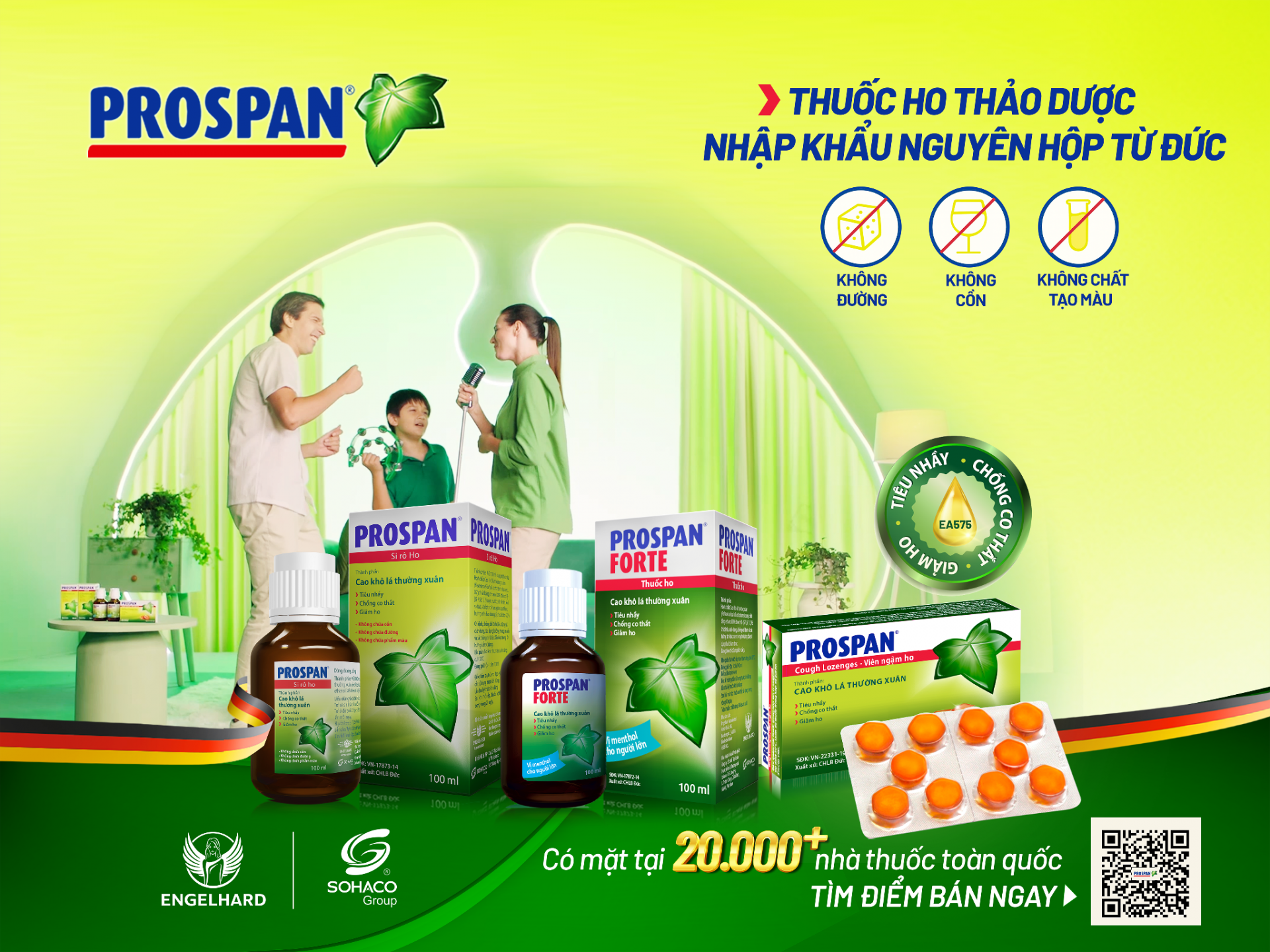 Prospan - Bạn đồng hành mùa ho cho cả gia đình Prospan - Bạn đồng hành mùa ho cho cả gia đình