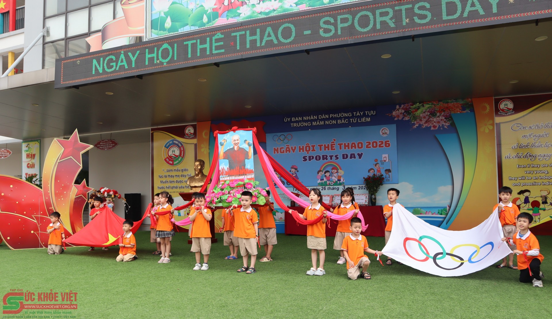 Sôi nổi Ngày hội thể dục thể thao tại Trường Mầm non Bắc Từ Liêm Sôi nổi Ngày hội thể dục thể thao tại Trường Mầm non Bắc Từ Liêm