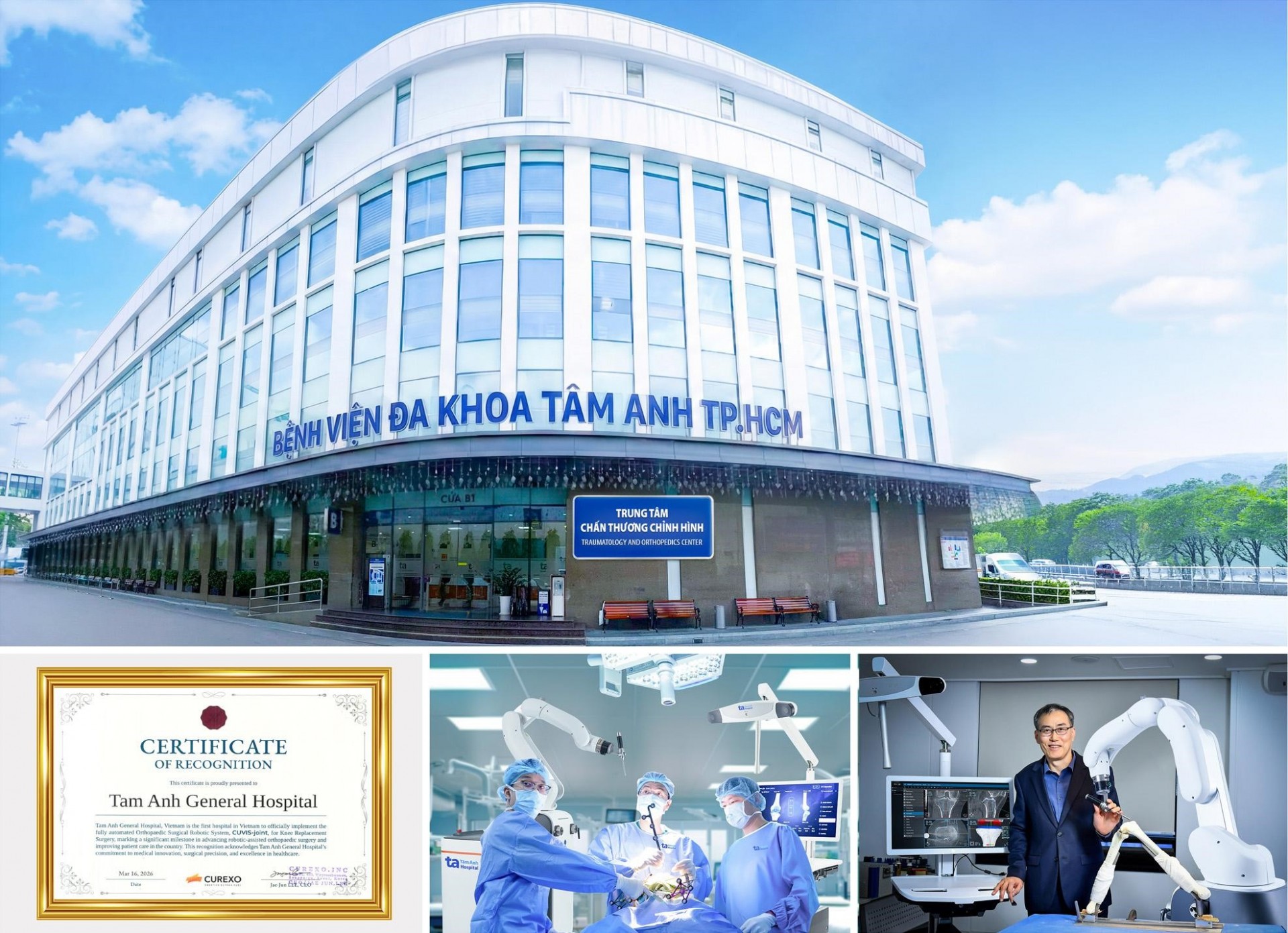 Lần đầu tiên Việt Nam có Robot AI thay khớp cắt xương chuẩn xác từng milimet Lần đầu tiên Việt Nam có Robot AI thay khớp cắt xương chuẩn xác từng milimet