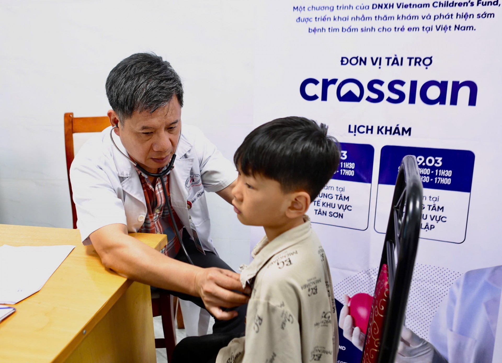 Hành trình yêu thương: Khám sàng lọc tim bẩm sinh miễn phí cho trẻ em vùng khó Phú Thọ Hành trình yêu thương: Khám sàng lọc tim bẩm sinh miễn phí cho trẻ em vùng khó Phú Thọ