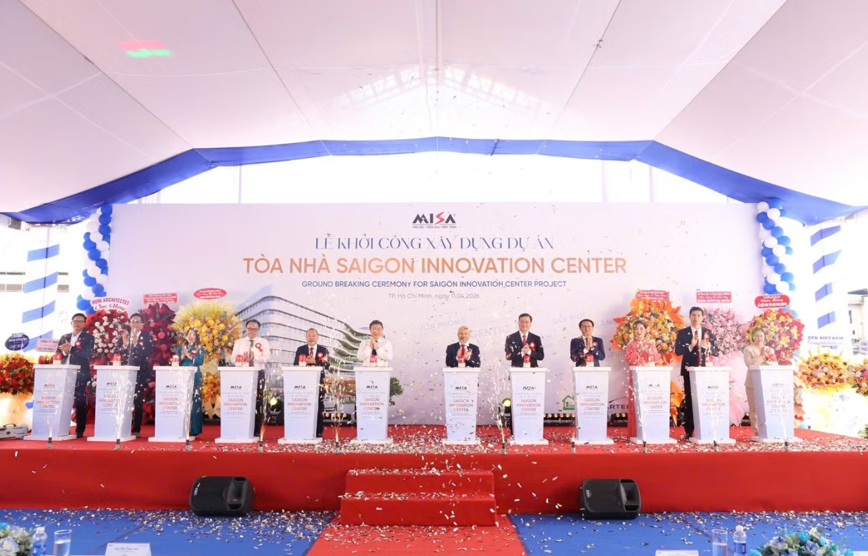 Khởi công Saigon Innovation Center - trung tâm đổi mới sáng tạo mới tại KCX Tân Thuận
