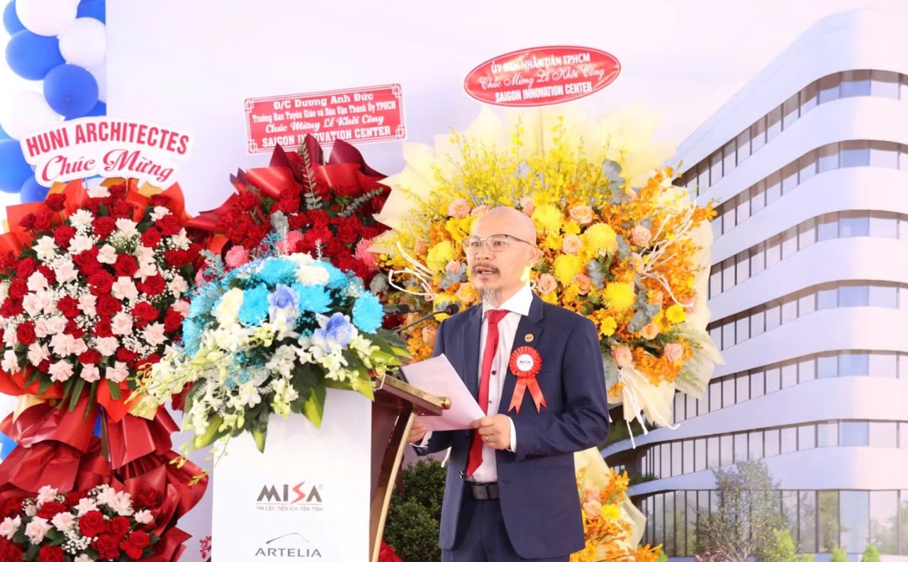 Khởi công Saigon Innovation Center - trung tâm đổi mới sáng tạo mới tại KCX Tân Thuận