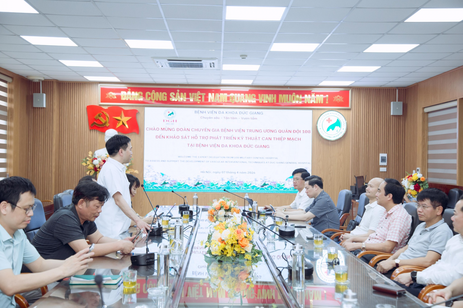 BVĐK Đức Giang tăng tốc triển khai kỹ thuật cao: Đẩy mạnh hợp tác can thiệp mạch với BV TW Quân đội 108 BVĐK Đức Giang tăng tốc triển khai kỹ thuật cao: Đẩy mạnh hợp tác can thiệp mạch với BV TW Quân đội 108