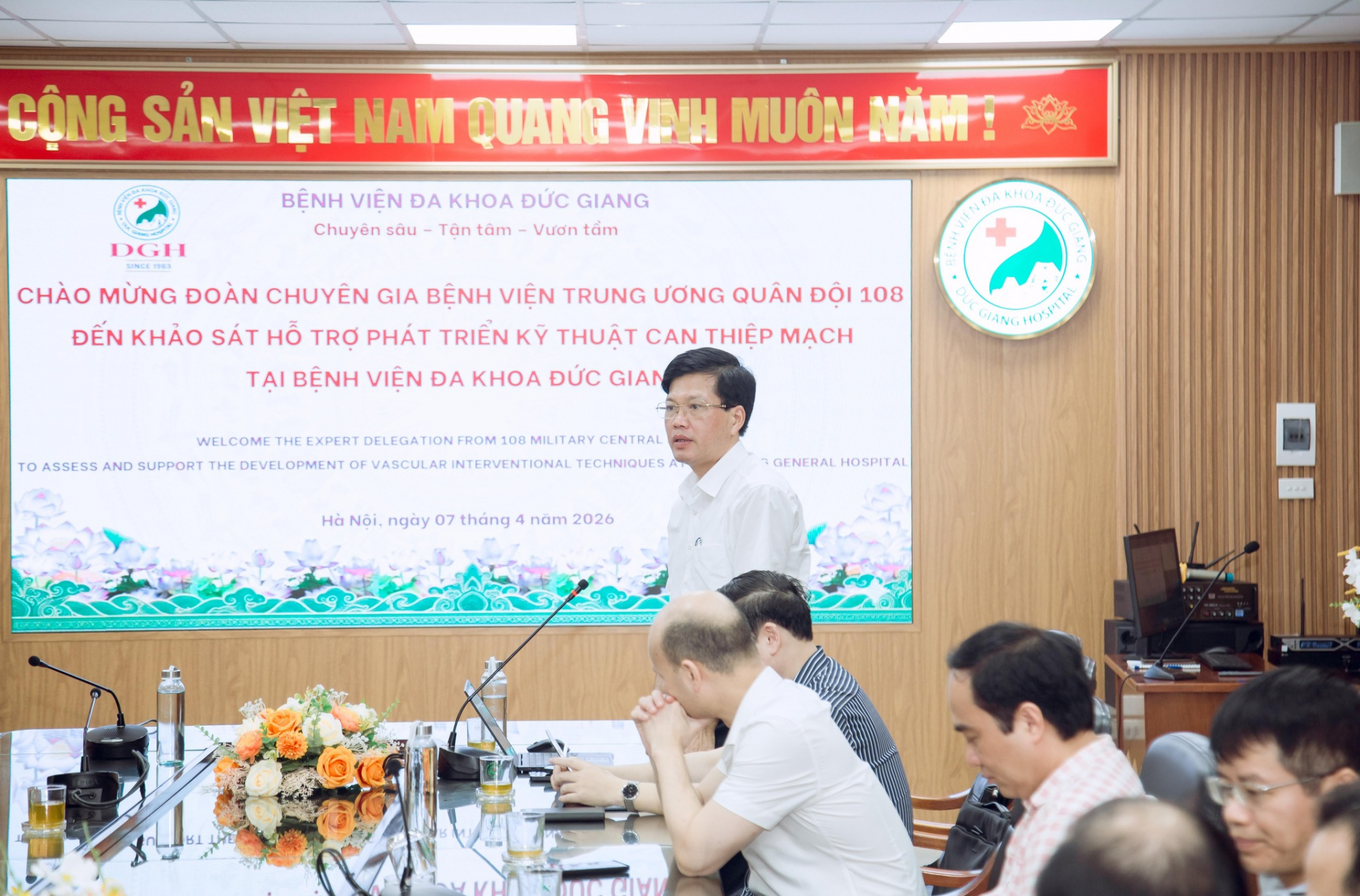 BVĐK Đức Giang tăng tốc triển khai kỹ thuật cao: Đẩy mạnh hợp tác can thiệp mạch với BV TW Quân đội 108 BVĐK Đức Giang tăng tốc triển khai kỹ thuật cao: Đẩy mạnh hợp tác can thiệp mạch với BV TW Quân đội 108