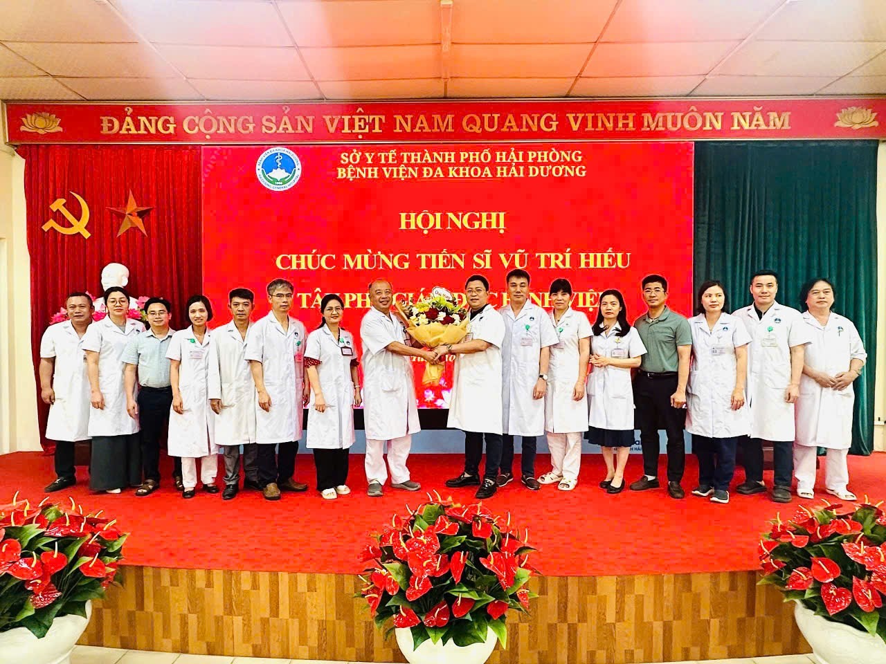 Bổ nhiệm TS.BS Vũ Trí Hiếu giữ chức Phó Giám đốc Bệnh viện Đa khoa Hải Dương