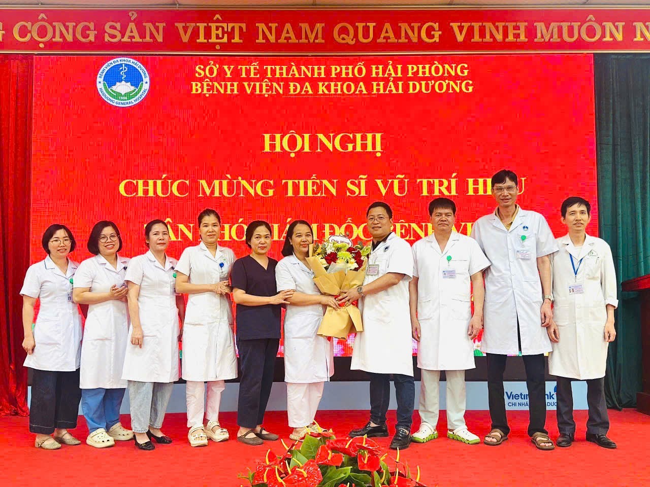 Bổ nhiệm TS.BS Vũ Trí Hiếu giữ chức Phó Giám đốc Bệnh viện Đa khoa Hải Dương