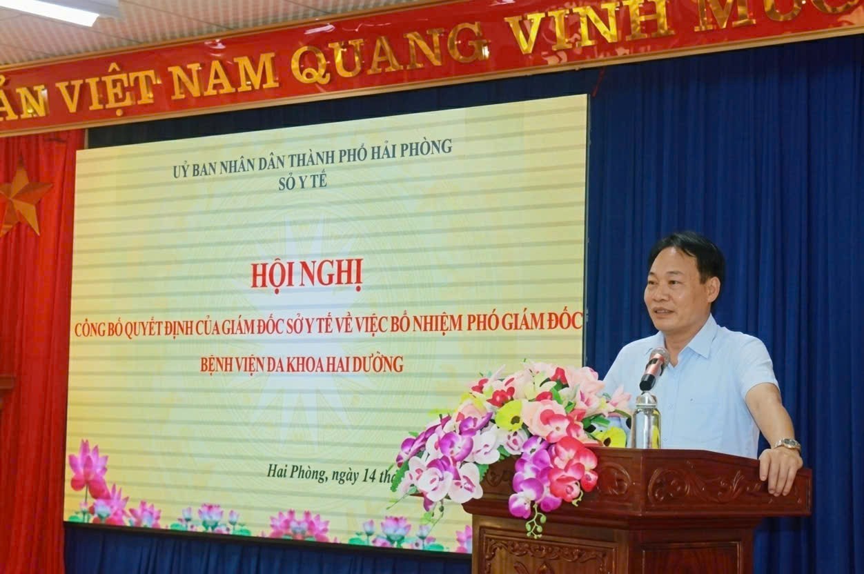 Bổ nhiệm TS.BS Vũ Trí Hiếu giữ chức Phó Giám đốc Bệnh viện Đa khoa Hải Dương