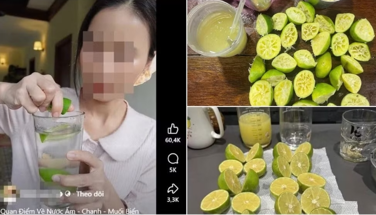 “Thải độc” bằng chanh liều cao: Từ trào lưu mạng đến những ca nhập viện, thậm chí tử vong