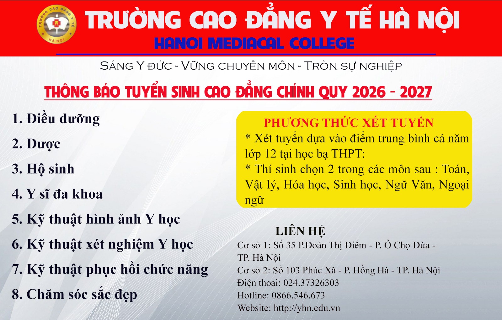 Trường Cao đẳng y tế Hà Nội