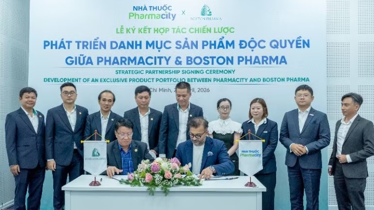 Pharmacity và Boston Pharma bắt tay chiến lược: Đưa dược phẩm tiêu chuẩn EU-GMP đến tay người tiêu dùng với giá thành hợp lý