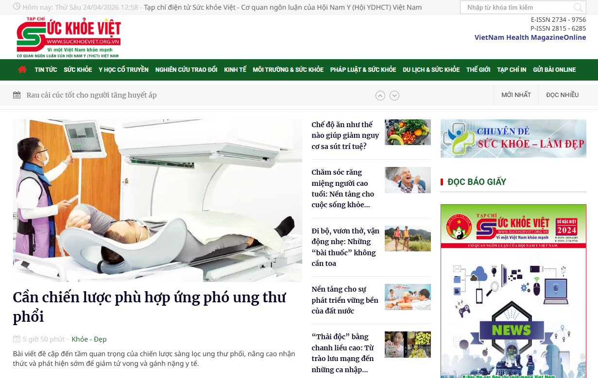 Fanpage Tạp chí Sức khỏe Việt: Cầu nối thông tin y tế sức khỏe trong thời đại số