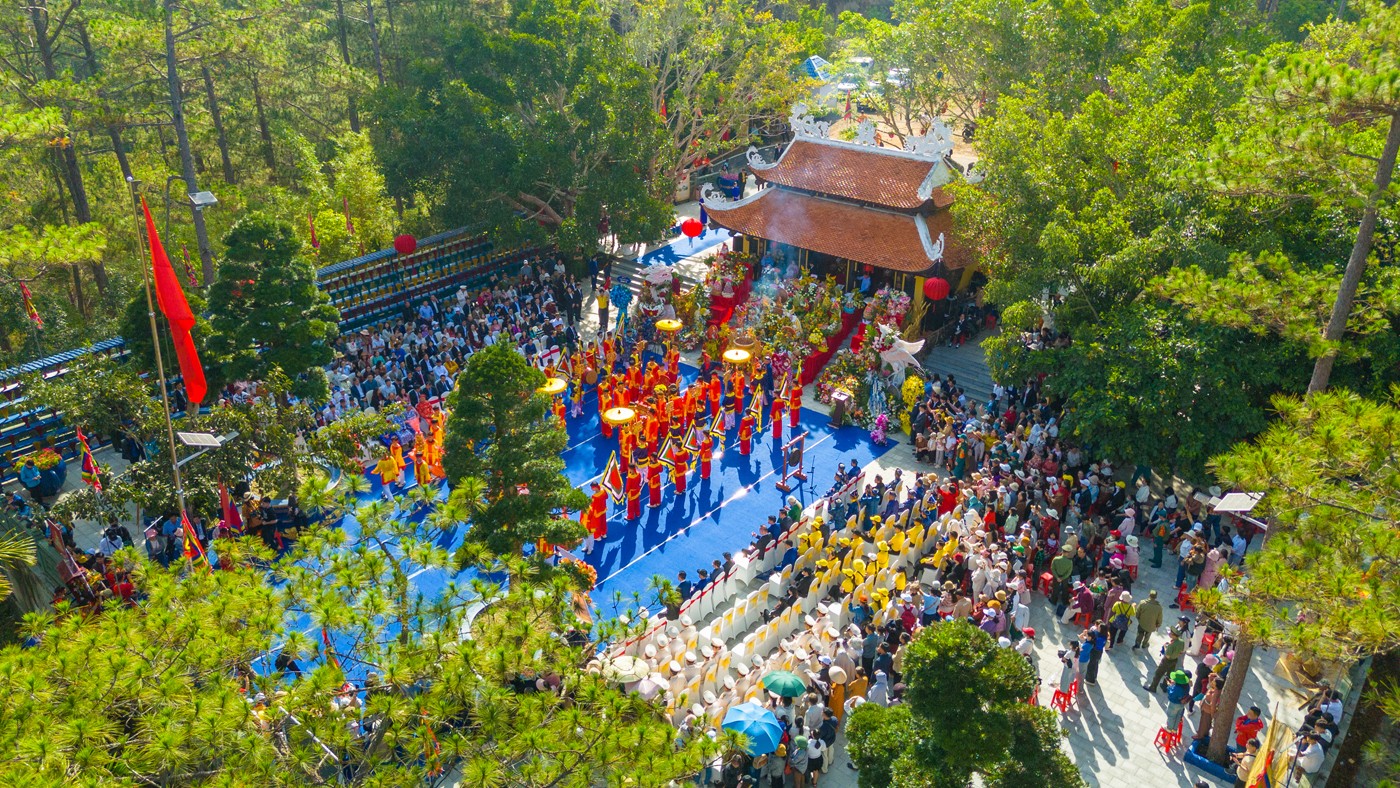 Lâm Đồng: Lễ hội Giỗ Tổ Hùng Vương năm 2026 thu hút hàng ngàn người dân và du khách