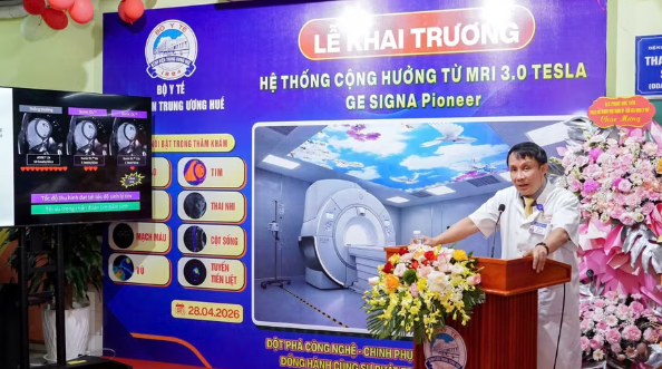 Bệnh viện Trung ương Huế vận hành hệ thống máy cộng hưởng từ thế hệ mới nhất