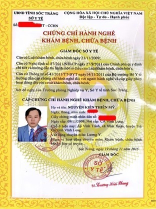 (Ông Nguyễn Kiến Thiện Mỹ – Phó Chủ tịch Chi hội Nam Y Sóc Trăng)