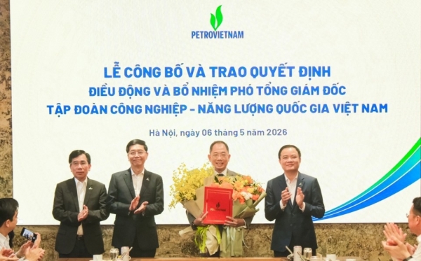 Đồng chí Cao Hoài Dương được bổ nhiệm giữ chức Phó Tổng Giám đốc Petrovietnam