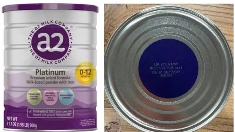 Bộ Y tế yêu cầu rà soát, thu hồi 3 lô sữa a2 Platinum Premium cho trẻ nhỏ