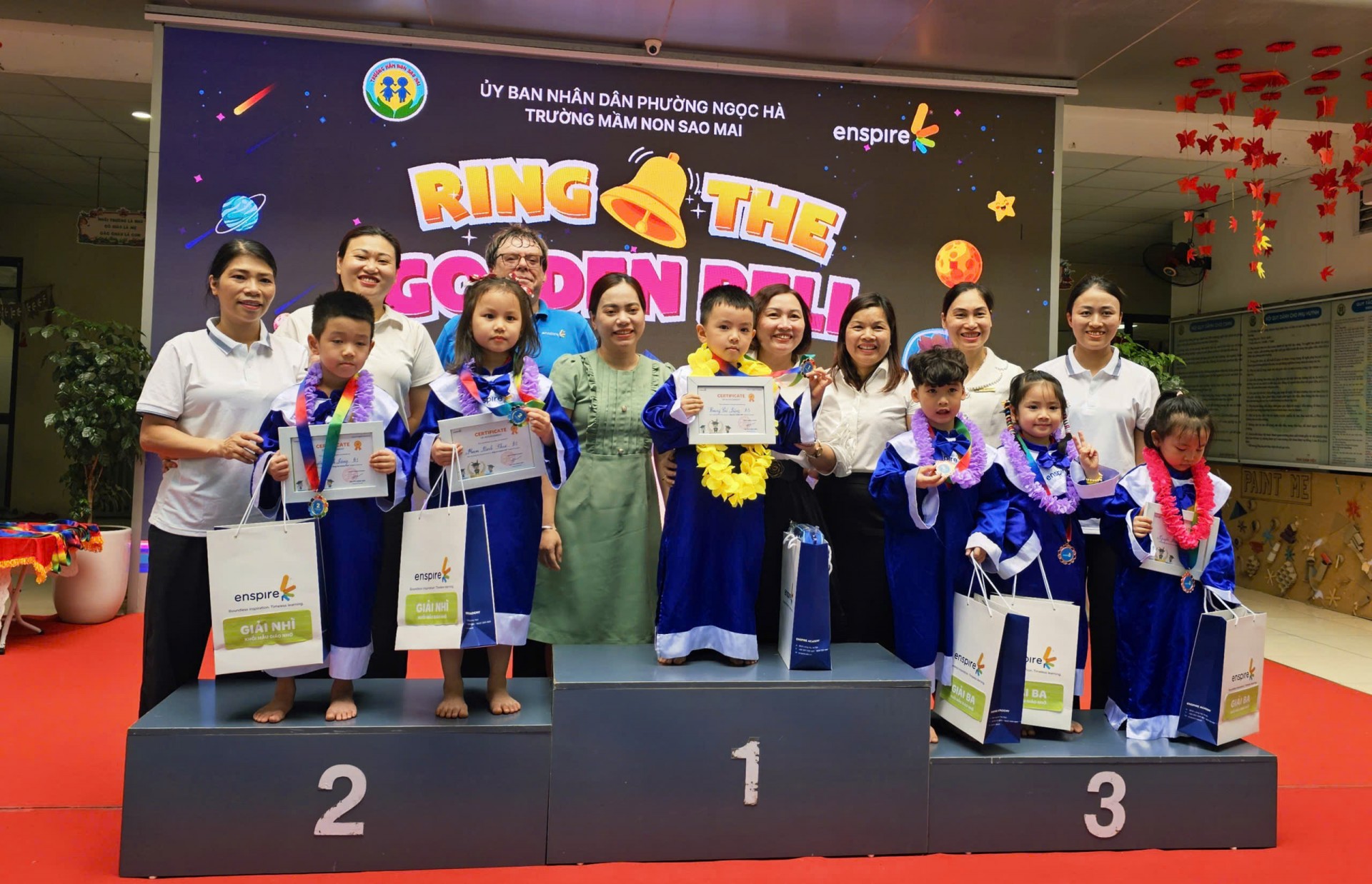 Trường Mầm non Sao Mai: “Ring the Golden Bell 2026” Sân chơi tiếng Anh - Nơi những tài năng nhí tự tin tỏa sáng