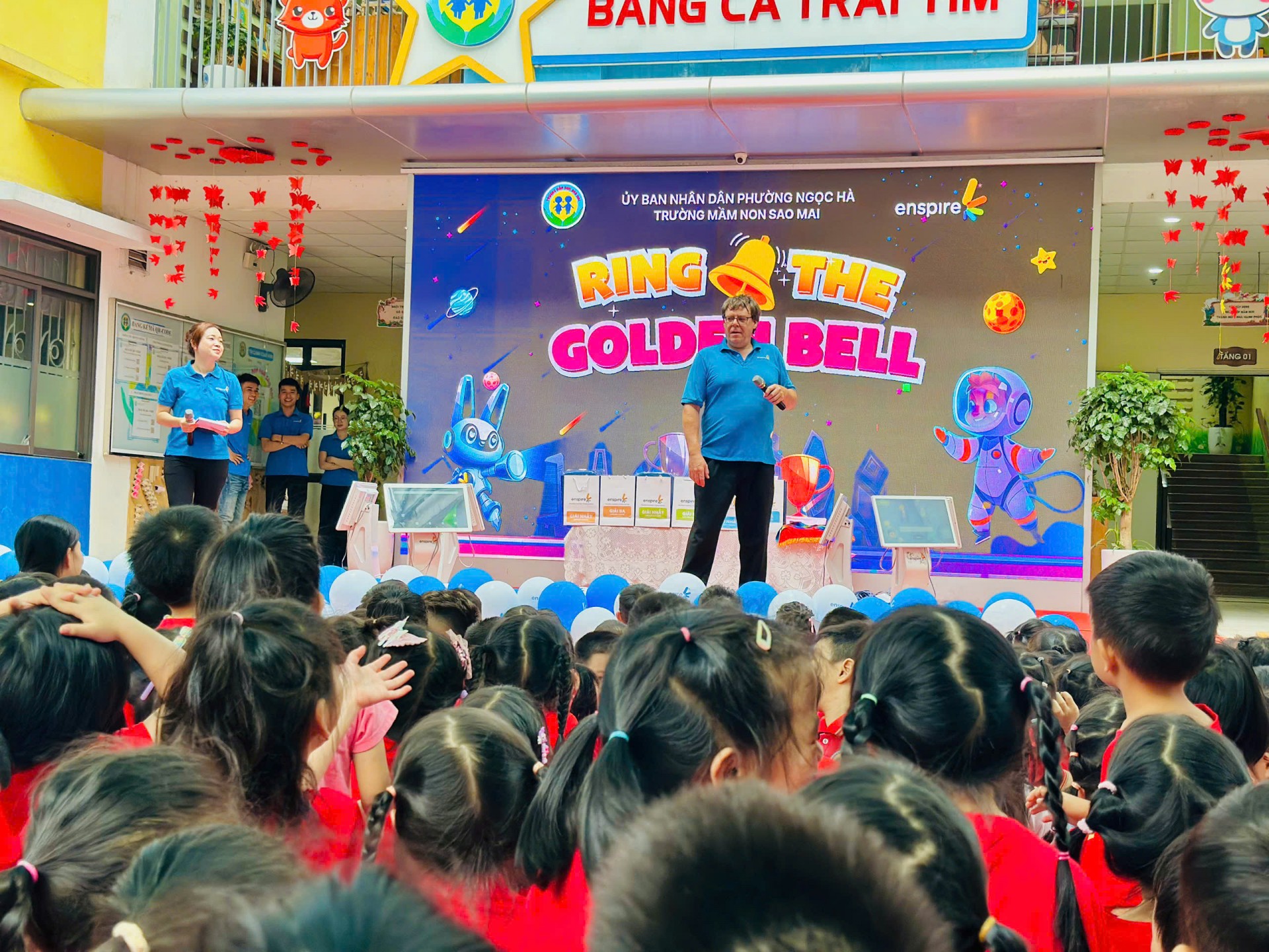 Trường Mầm non Sao Mai: “Ring the Golden Bell 2026” Sân chơi tiếng Anh - Nơi những tài năng nhí tự tin tỏa sáng