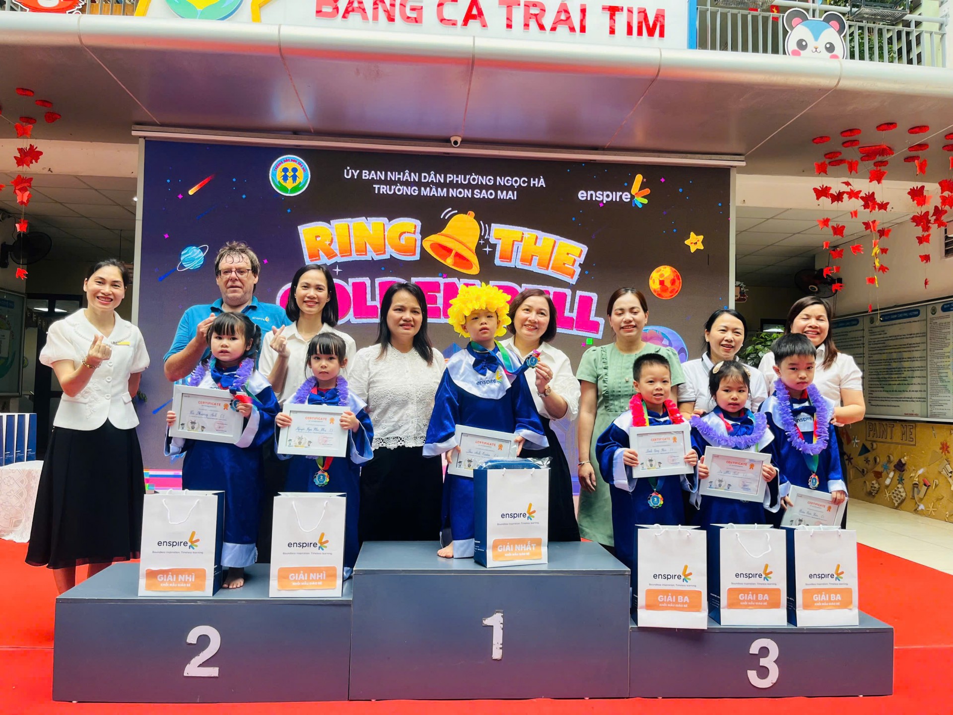 Trường Mầm non Sao Mai: “Ring the Golden Bell 2026” Sân chơi tiếng Anh - Nơi những tài năng nhí tự tin tỏa sáng