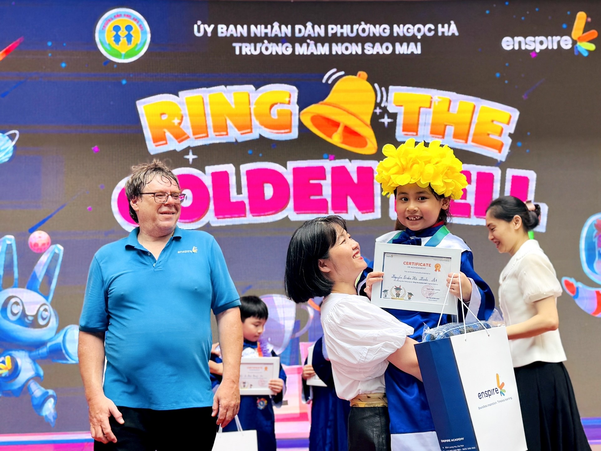 Trường Mầm non Sao Mai: “Ring the Golden Bell 2026” Sân chơi tiếng Anh - Nơi những tài năng nhí tự tin tỏa sáng