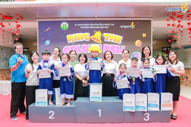 Trường Mầm non Sao Mai: “Ring the Golden Bell 2026” Sân chơi tiếng Anh - Nơi những tài năng nhí tự tin tỏa sáng