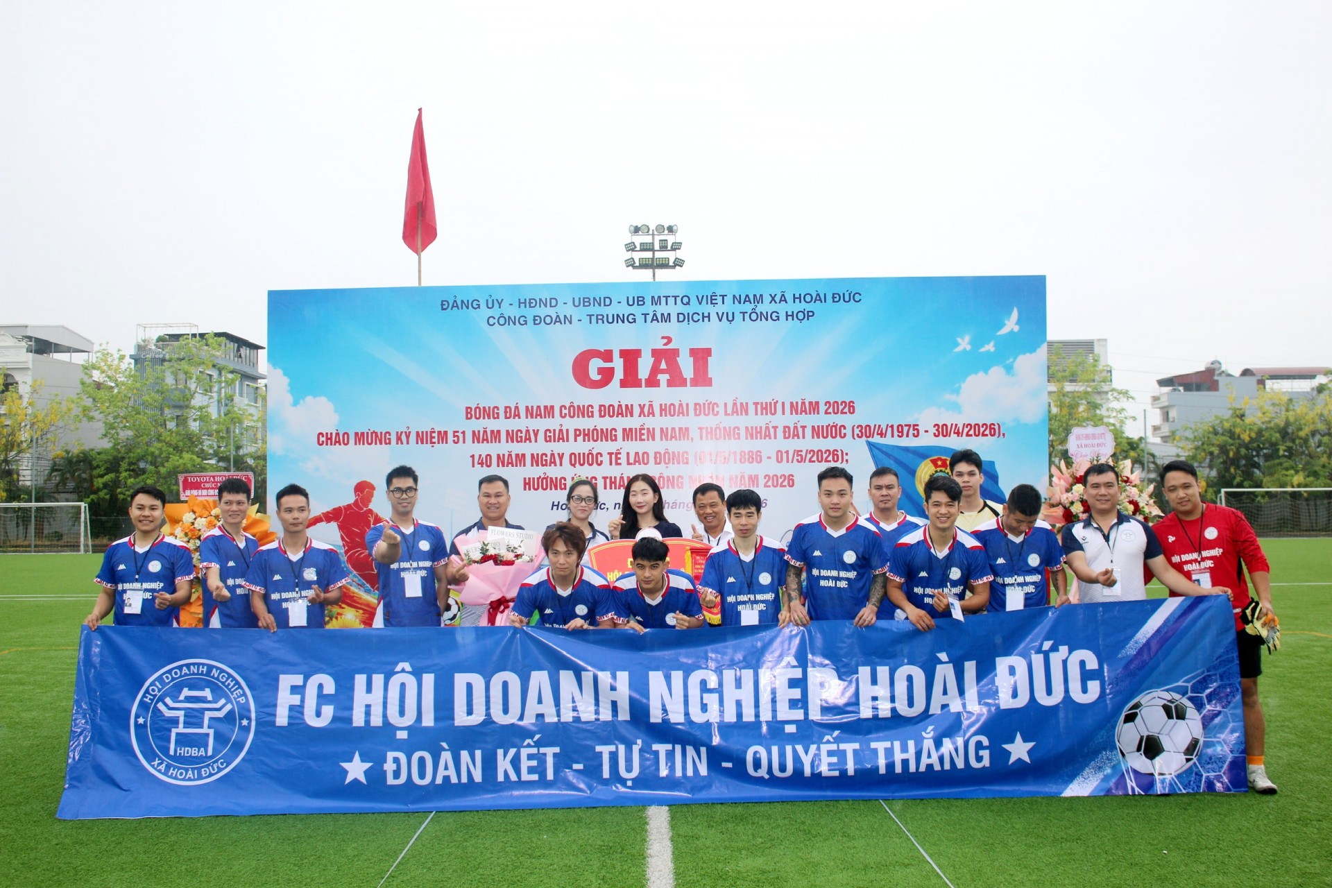 Hà Nội: Khai mạc Giải Bóng đá Nam Công đoàn xã Hoài Đức lần thứ I   Năm 2026