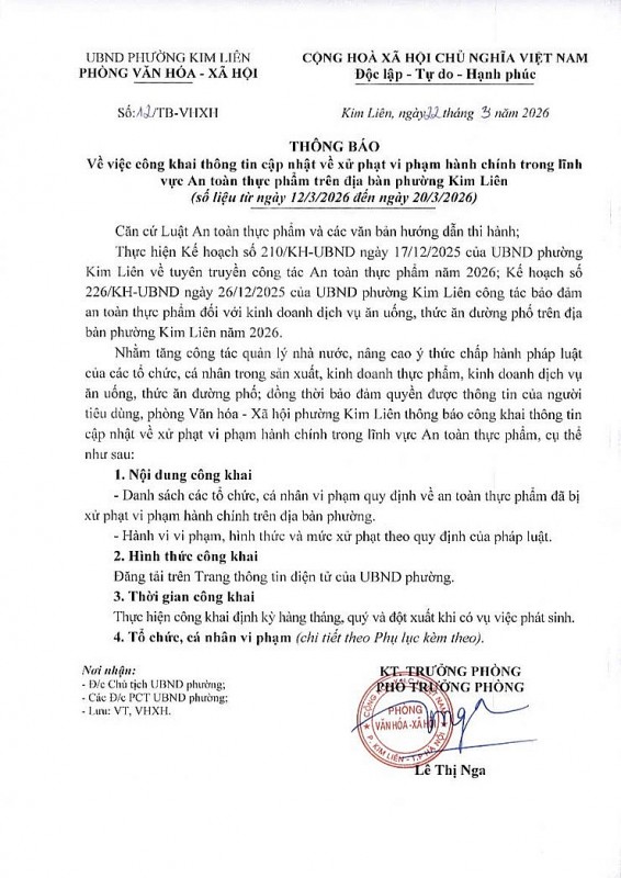 Cửa hàng đồ uống Phê La, Dookki và Golden Gate nằm trong danh sách bị xử phạt an toàn thực phẩm tại Hà Nội