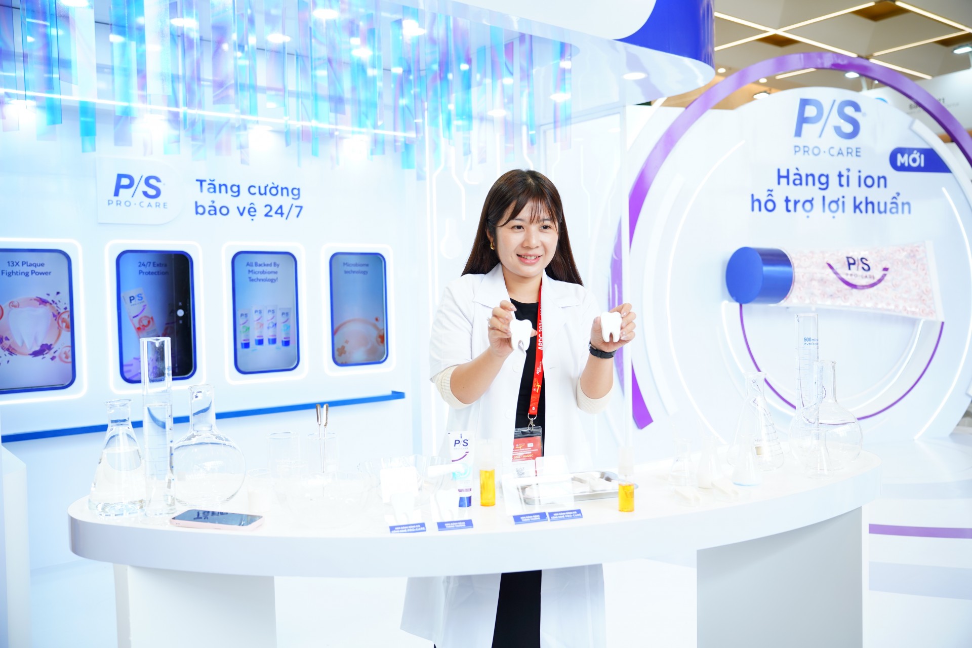 P/S lần đầu tiên giới thiệu công nghệ Microbiome trong kem đánh răng P/S Pro-Care tại Hội nghị Nha khoa Châu Á - Thái Bình Dương lần thứ 47 P/S lần đầu tiên giới thiệu công nghệ Microbiome trong kem đánh răng P/S Pro-Care tại Hội nghị Nha khoa Châu Á - Thái Bình Dương lần thứ 47