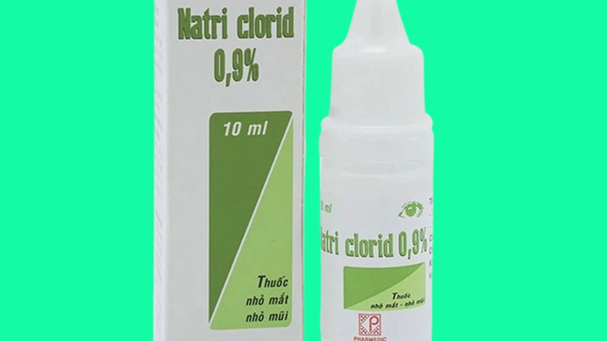 Thu hồi toàn quốc lô thuốc nhỏ mắt Natri clorid 0,9% của công ty Pharmedic
