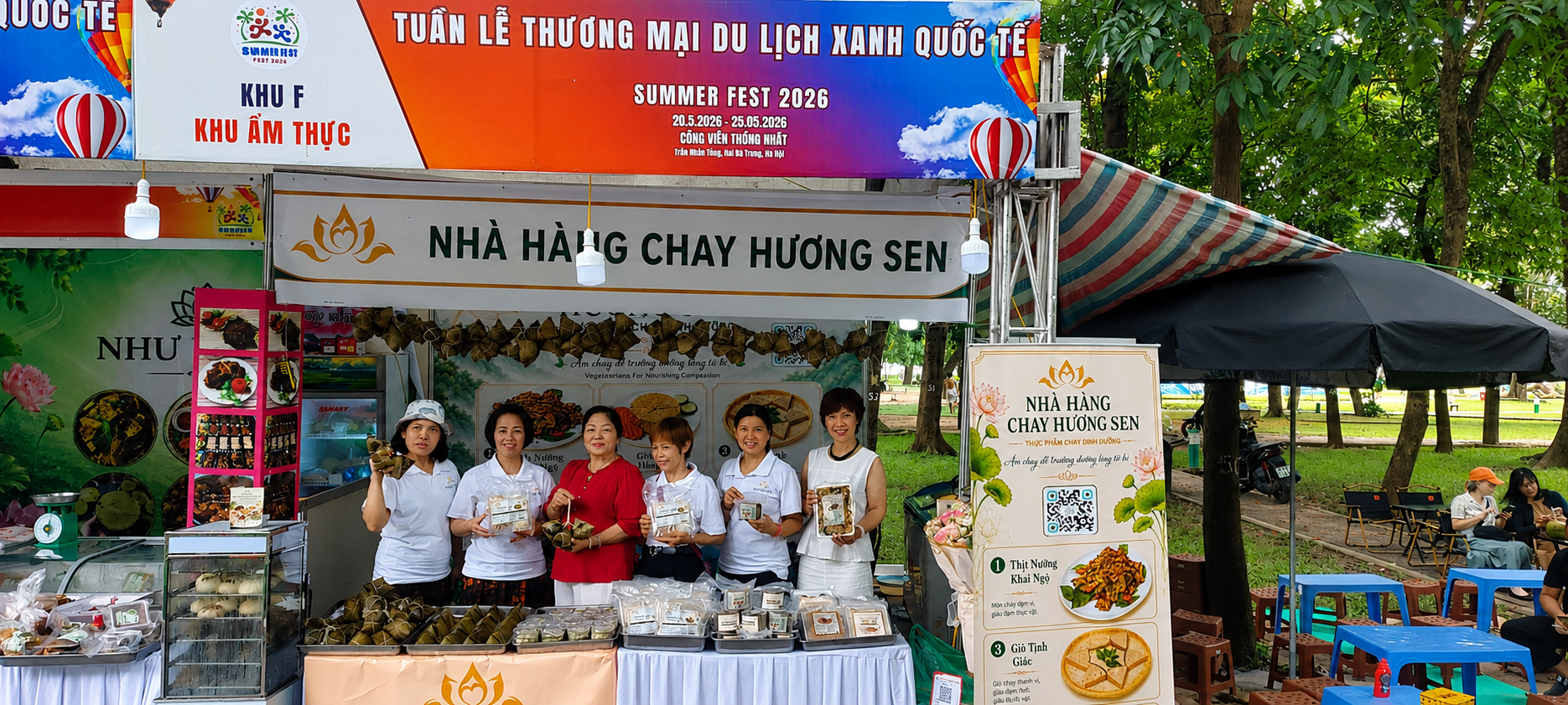 Ẩm thực chay thu hút du khách tại Tuần lễ Thương mại Du lịch Xanh Quốc tế 2026 Ẩm thực chay thu hút du khách tại Tuần lễ Thương mại Du lịch Xanh Quốc tế 2026