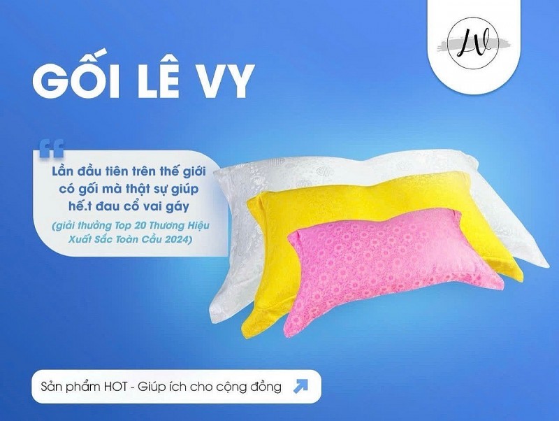 GỐI LÊ VY – GIẢI PHÁP GIẤC NGỦ NGON CHO NGƯỜI VIỆT VÀ THẾ GIỚI GỐI LÊ VY – GIẢI PHÁP GIẤC NGỦ NGON CHO NGƯỜI VIỆT VÀ THẾ GIỚI