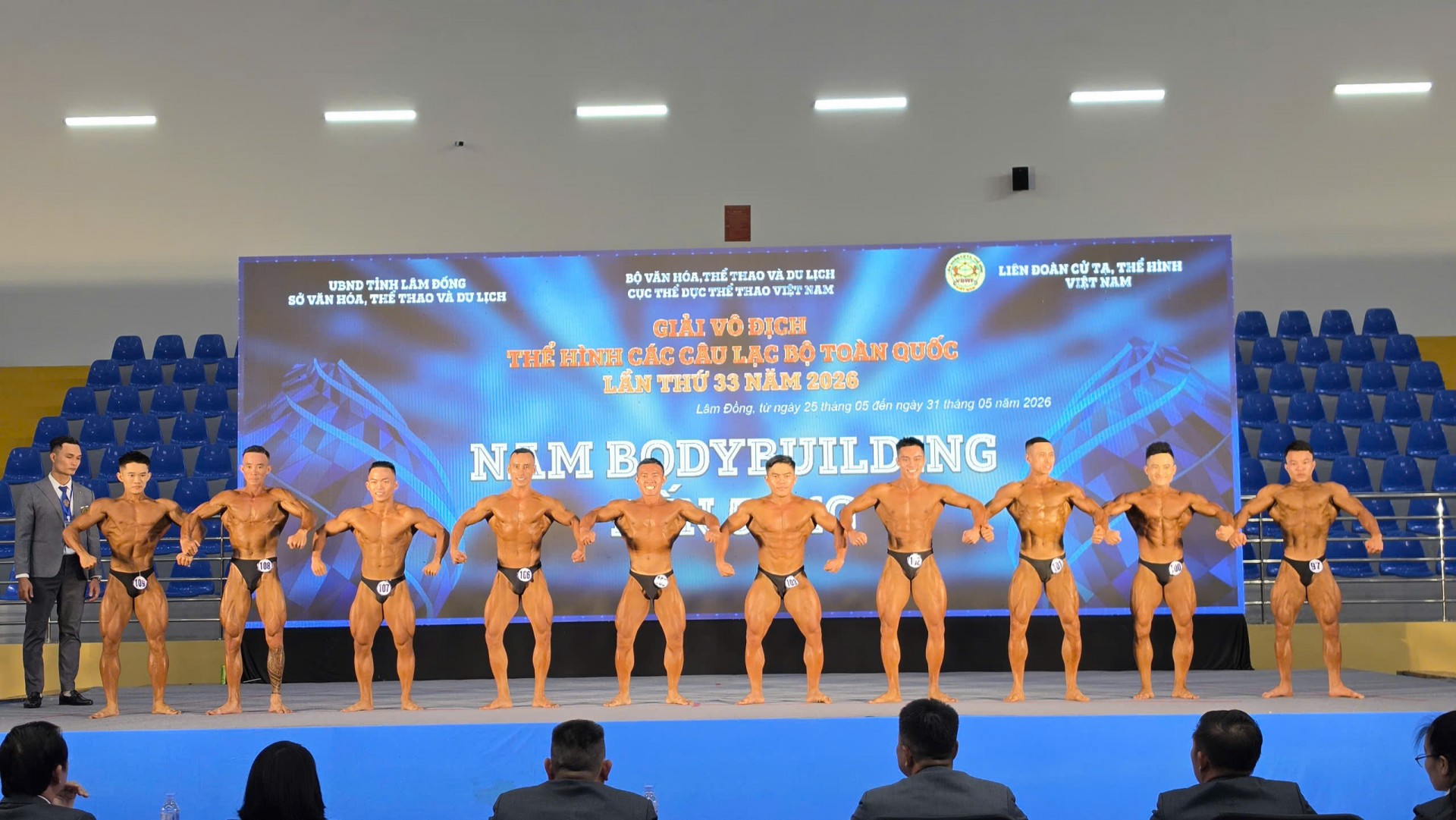 Lâm Đồng: Khai mạc Giải vô địch Thể hình các câu lạc bộ toàn quốc lần thứ 33 Lâm Đồng: Khai mạc Giải vô địch Thể hình các câu lạc bộ toàn quốc lần thứ 33