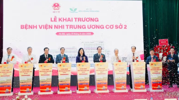 Chính thức đưa cơ sở 2 của Bệnh viện Nhi Trung ương vào hoạt động Chính thức đưa cơ sở 2 của Bệnh viện Nhi Trung ương vào hoạt động