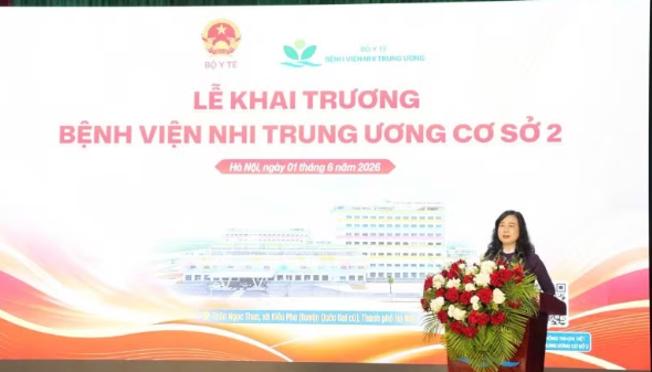 Chính thức đưa cơ sở 2 của Bệnh viện Nhi Trung ương vào hoạt động Chính thức đưa cơ sở 2 của Bệnh viện Nhi Trung ương vào hoạt động