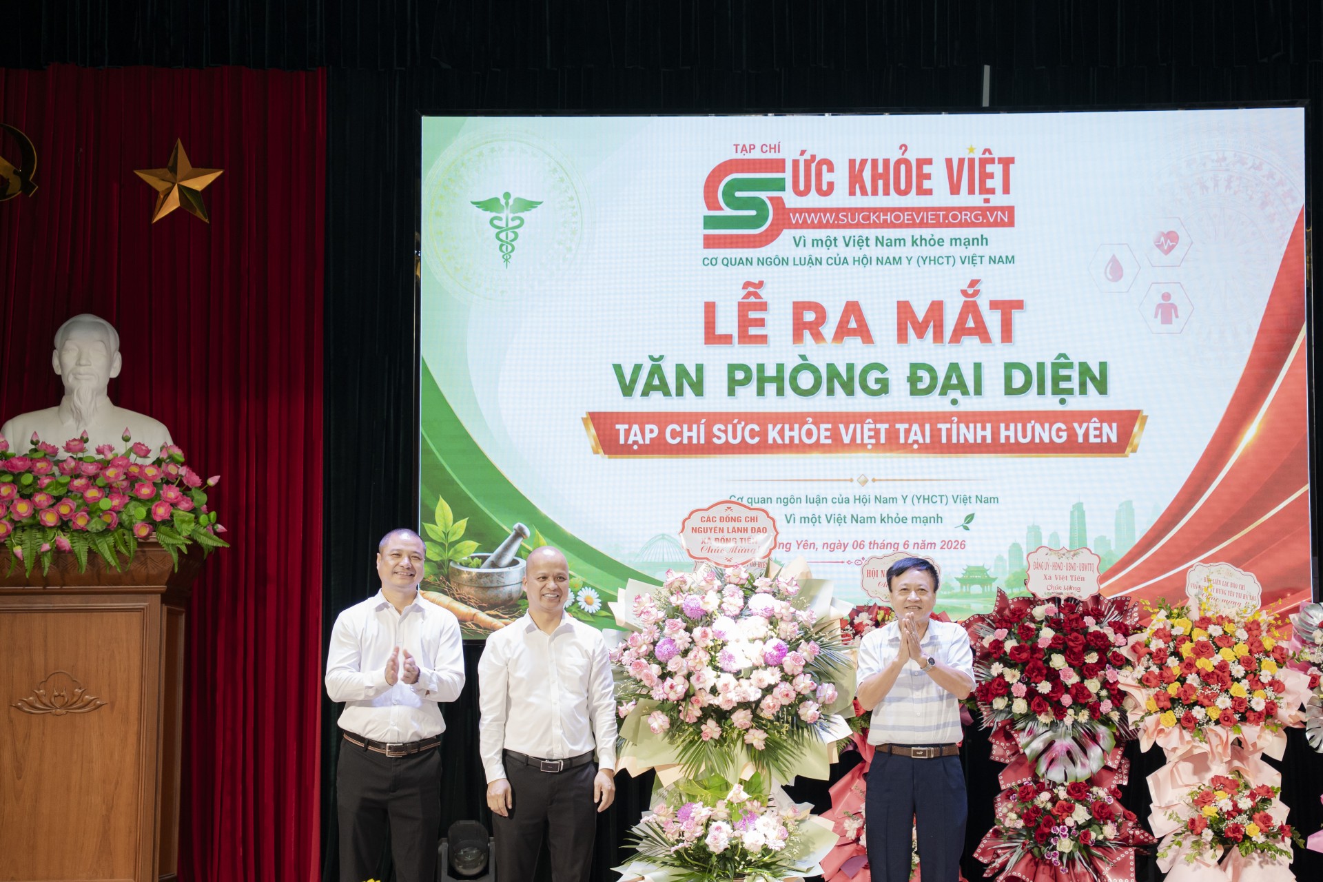 Ra mắt Văn phòng đại diện Tạp chí Sức Khỏe Việt tại Hưng Yên