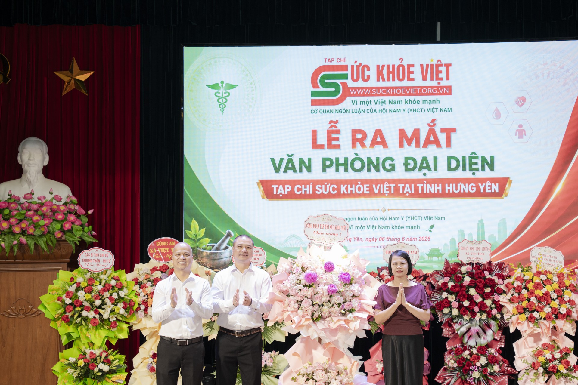 Ra mắt Văn phòng đại diện Tạp chí Sức Khỏe Việt tại Hưng Yên