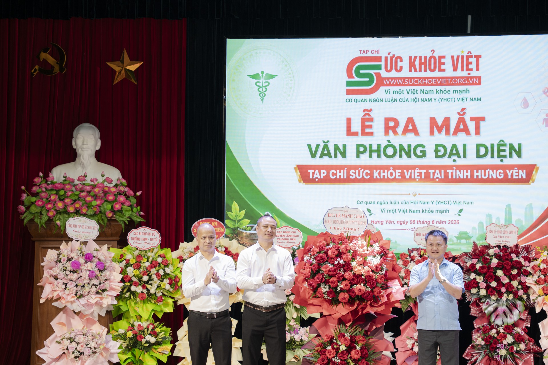 Ra mắt Văn phòng đại diện Tạp chí Sức Khỏe Việt tại Hưng Yên